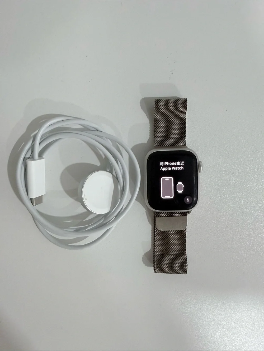 Apple Watch with Gold Aluminium Steel ceramic case